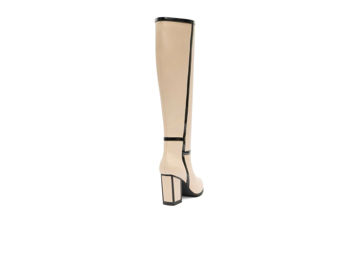 Andrea High-Contrast Fashion Boot - Tall Block Heel