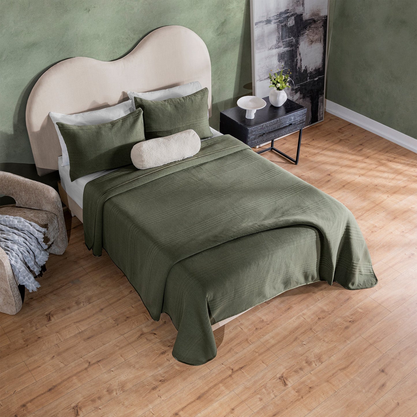 Kyoto Reversible Comforter Set | Jersey Quilted | Queen King