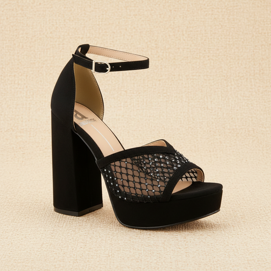 Rhinestone Sandal - Styled Background
